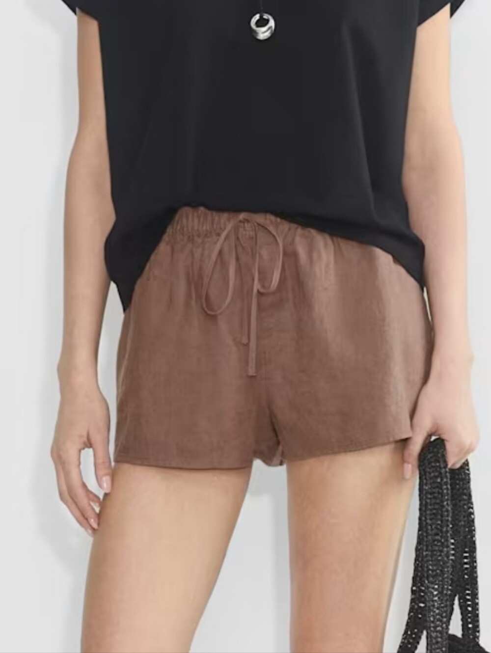 Wilfred Globetrot Paperbag Short Brown Size Medium